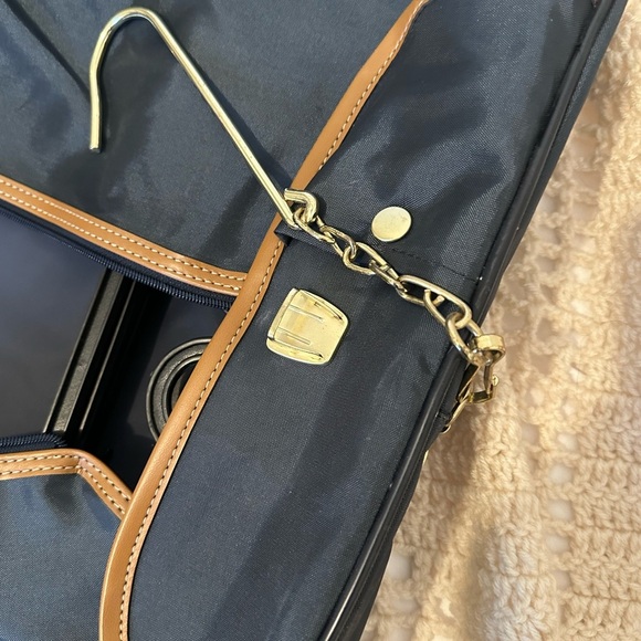 Pierre Cardin Navy Blue Travel Bag Vintage Garment Bag - Picture 6 of 9